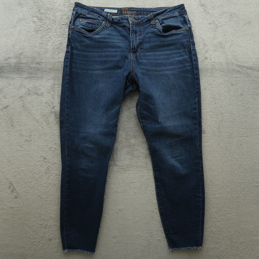 KUT from the Kloth Jeans Women's Size 14 Mid-Rise Carlo Ankle Skinny 28" Inseam